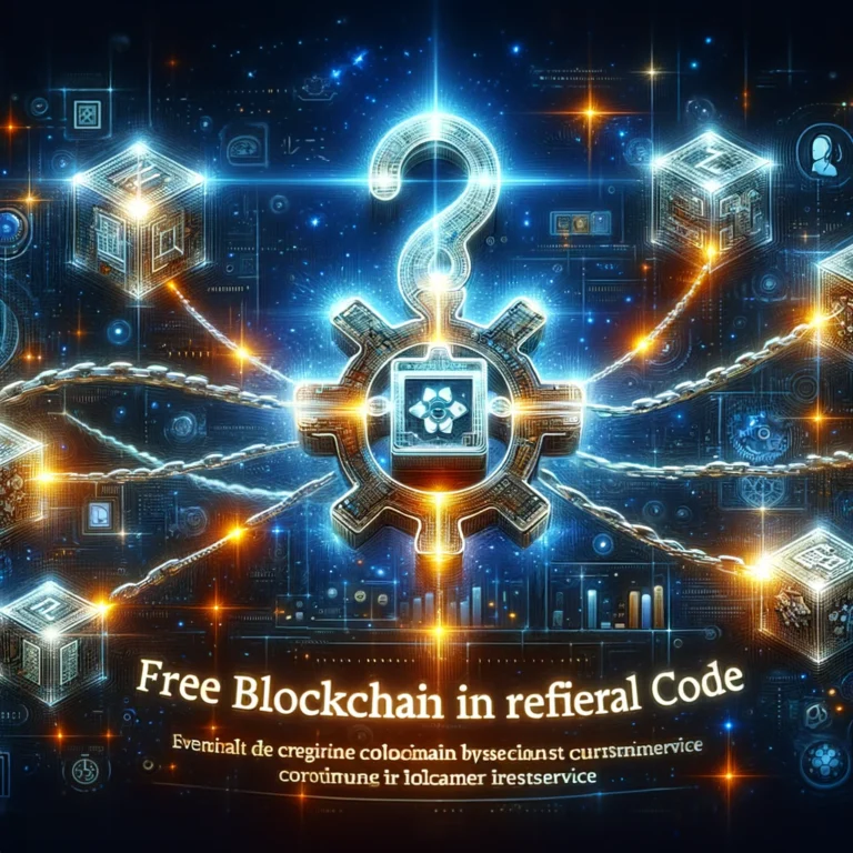 Blockchain referral codes boost service.